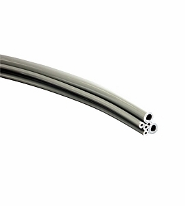DCI FC Tubing, 5 Hole, Poly Gray; Box of 100ft