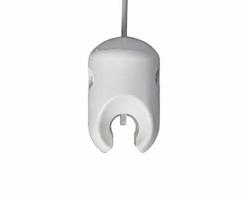 DCI Holder, Auto HP, Molded, Normally Open, White w/Sterling Tubing