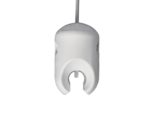 DCI Holder, Auto HP, Molded, Normally Open, White w/Sterling Tubing