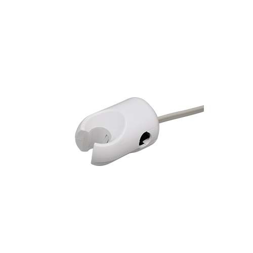 DCI Holder, L/R, Auto HP, Molded, Normally Closed, White w/Sterling Tubing