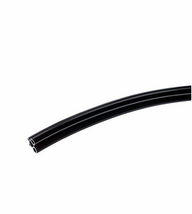 DCI HP Tubing, 4 Hole, Straight Black; Roll of 100ft