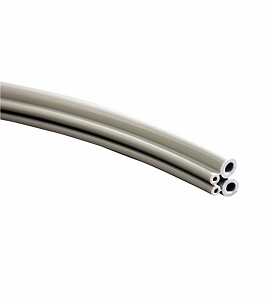 DCI HP Tubing, 4 Hole, Straight Gray