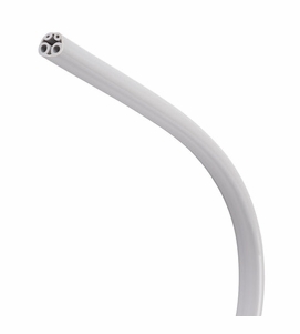 DCI HP Tubing, 4 Hole w/CT, Asepsis Coiled Gray