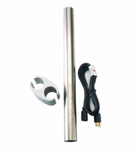 DCI Light Post Extension, 24", Ritter Bushing, Stainless Steel