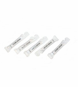 DCI Lubricant, Silicone, .04 oz; Pkg of 5