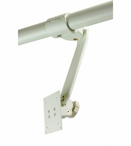 DCI Monitor Support, Suspended Mount, Horizontal Tube Mounted, Gray