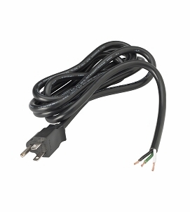 DCI Power Cord, Straight, #16 Gauge, Bare Wires