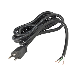 DCI Power Cord, Straight, #16 Gauge, Bare Wires