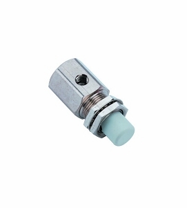 DCI Push Button, Momentary, 2-Way, Normally Closed, Gray