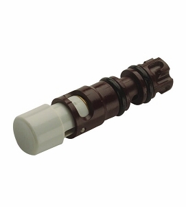 DCI Push Button Valve Replacement Cartridge, Momentary, 2-Way, Normally Closed, Brown w/ Gray Button
