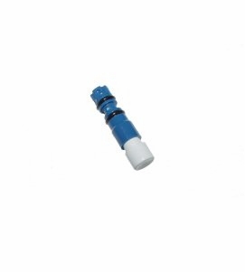 DCI Push Button Valve Replacement Cartridge, Momentary, 3-Way, Normally Closed, Blue w/ Gray Button