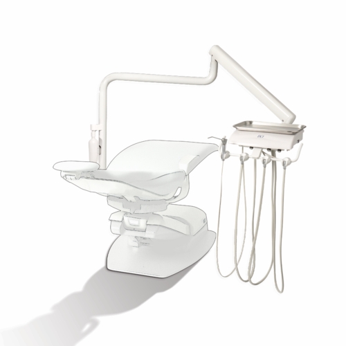 DCI Reliance Over the Patient Auto Dental Unit, Gray (RO4051)