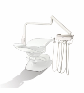 DCI Reliance Over the Patient Auto Dental Unit, Gray (RO4051)