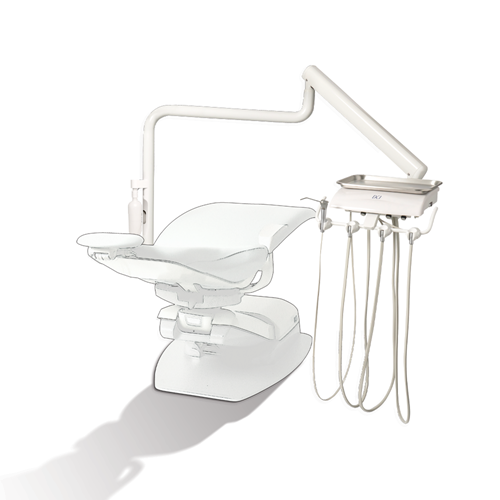 DCI Reliance Over the Patient Auto Dental Unit, White (RO4001)