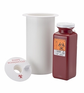 DCI Sharps Container, Counter Mount