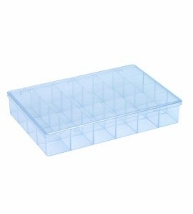 DCI Storage Box, Plastic, 24 Compartment