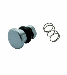 DCI Syringe Button w/Spring, Valve Core