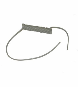 DCI Syringe Tubing, 2 Hole, Coiled Gray