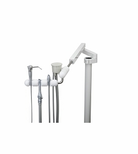 DCI Telescoping Arm Assistants Instrum. Standard 4 Position (Syr, 2 HVE, SE) Gray