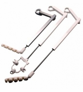DCI Telescoping Arm w/4 Position Holder, Anodized