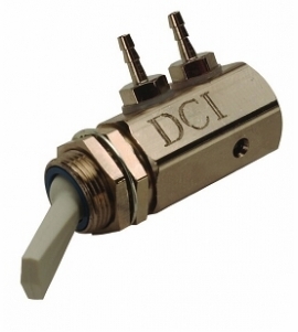 DCI Toggle Cartridge Valve, Momentary, Side Port, 3-Way Normally Closed, Gray