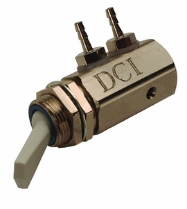 DCI Toggle Cartridge Valve, Momentary, Side Port, 3-Way Normally Open, Gray