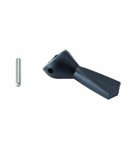 DCI Toggle Only, Momentary w/Pin Assy, Black