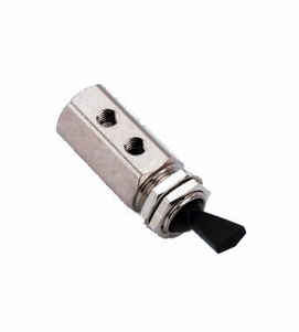 DCI Toggle Routing Valve, 2-Way, Black