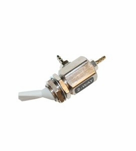 DCI Toggle Valve, Momentary, 2-Way, Normally Closed, Gray