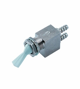 DCI Toggle Valve, Momentary, Rear Ported, 2-Way, Gray
