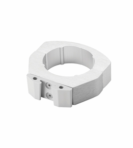 DCI Vacuum Canister 2" Post Mount w/Gray Bracket, Anodized