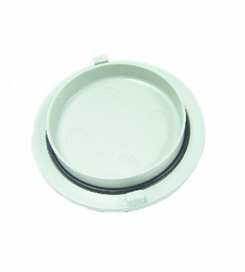 DCI Vacuum Canister Cap w/O-ring, Bracket Mounted, Gray