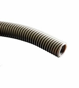 DCI Vacuum Tubing, 1/2" I.D., Corrugated Gray