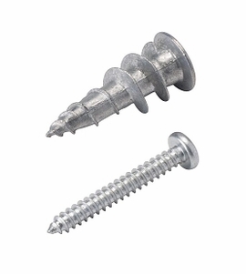 DCI Wall Anchors w/Screws, Metal; Pkg of 25