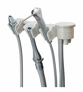 DCI Wall & Cabinet Mounted Assistants Instrumentation Standard 3 Position (2 HVE, SE)