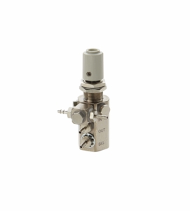 DCI Water Relay, Combo Valve w/Double Barb Swivel, Gray Knob