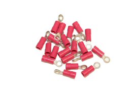 DCI Wire Connector, #4 Ring, Insulated, 22-18 AWG; Pkg of 20