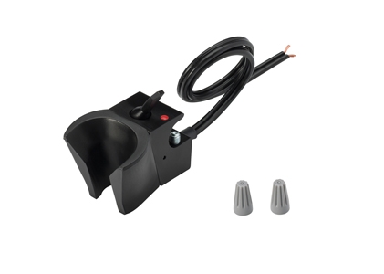 DCI Holder, Electric Auto, Normally Closed, Black