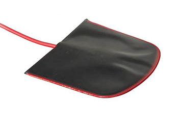 Indifferent (IND) plate, Red/Black Soft Style (Small Plug) OLD STYLE