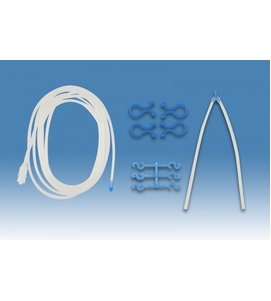 Extension for manual irrigation set with male Luer connector