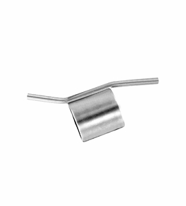 External spray nozzle for straight nose cone attachment