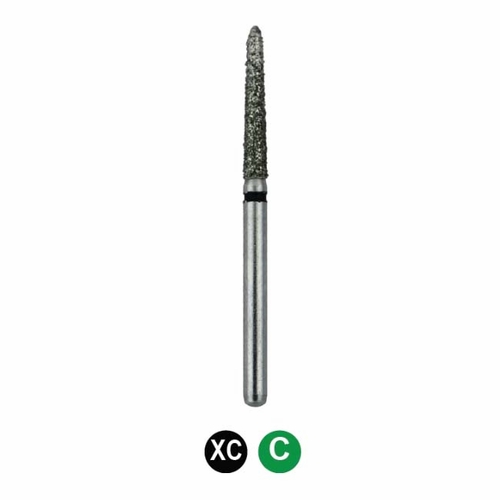 FGOSS3 879K/016 Surgical Diamond MODIFY CHAMFER 25mm Total Bur Length - Pack of 5