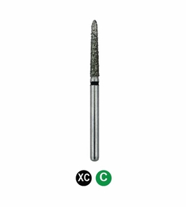 FGOSS3 879K/016 Surgical Diamond MODIFY CHAMFER 25mm Total Bur Length - Pack of 5