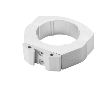 DCI Vacuum Canister 2" Post Mount w/Gray Bracket, Anodized