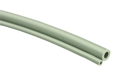 Gray Straight 2-Hole Handpiece Tubing, 7 ft. w/Borden Connector