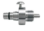 Automatic lubrication station adapter from 4 hole to Bien Air attachments connection handpiece