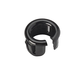 DCI Heyco Snap-In Bushing, Black, 1/2"; Pkg of 5