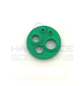 Star Titan dental handpiece 4 - 5 hole gasket - Green (Replacement for part# 202897)