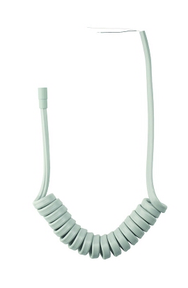 ISO-C 6-Pin Power Optic Handpiece Tubing - Coiled - Gray