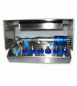 ITL ATWK Adjustable Torque Wrench Kit with 6 Standard Drivers � Precision Dental Implant Tool Made in USA